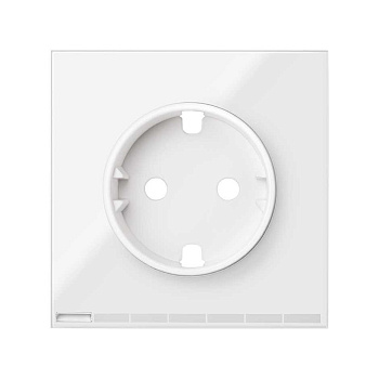 Simon 100 Белый глянец Накладка розетки Simon iO Schuko 10004041-130
