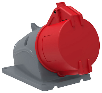 IEK Розетка стационарная ССИ-125 32А-6ч/200/346-240/415В 3Р+РЕ+N IP44 MAGNUM