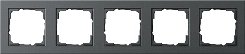 Gira E2 Антрацит Рамка 5-ая 021523
