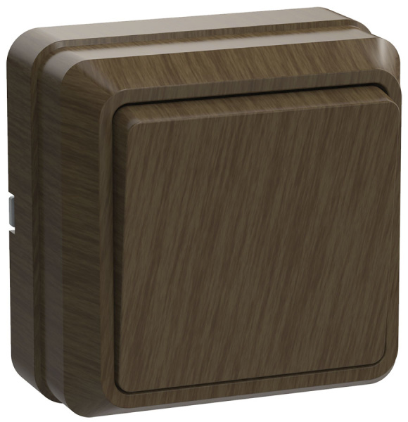 IEK OKTAVA ВС20-1-0-ОД Выключатель 1кл 10А откр.уст. (дуб)