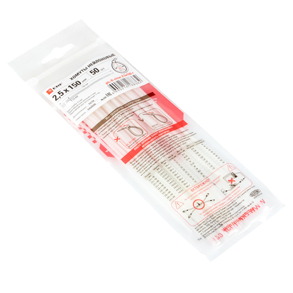 Купить EKF PROxima Хомут P6.6 стандартный (б), 2.5x160 (100шт) FlexLock