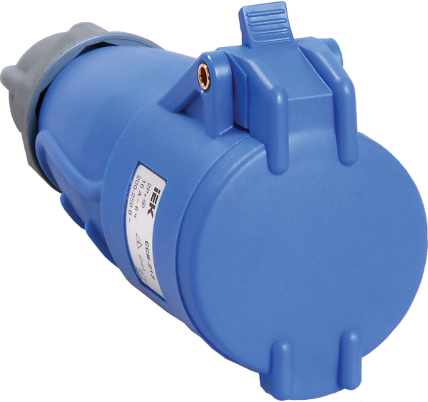 Купить IEK Розетка переносная ССИ-213 16А-6ч/200-250В 2Р+РЕ IP44 MAGNUM