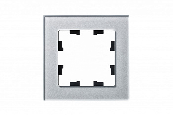 Systeme Electric AtlasDesign Nature Стекло алюминий Рамка 1-ая