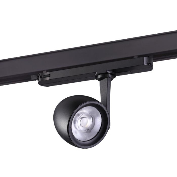 Novotech 358174 NT19 019 черный Трехфазный трековый светодиодный светильник IP20 LED 4000K 15W 100-240V HELIX