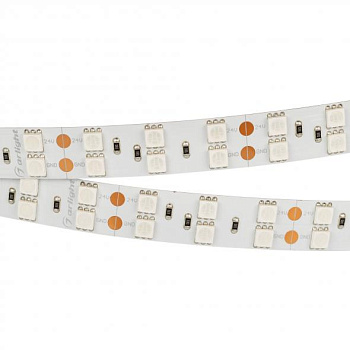 Arlight Светодиодная лента RT 2-5000 24V Blue 2x2 (5060, 600 LED, LUX) (28.8 Вт/м, IP20) 011257