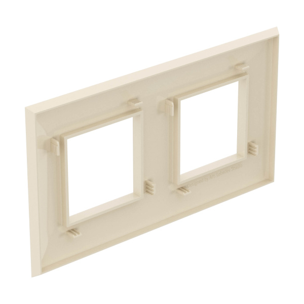 Купить DKC Рамка "Avanti", "Ванильная дымка", 2 поста (4 мод.)