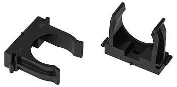 ЭРА Крепеж клипса для труб CLIP-32-B-MP прямой монтаж d 32мм черный 50шт