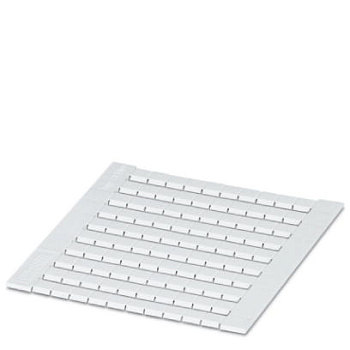 Phoenix Contact Маркировочный лист Zack, плоский ZBFM 6/WH:UNBEDRUCKT 0803618