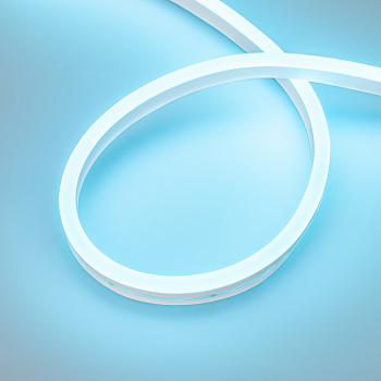 Arlight Лента герметичная AURORA-PS-A120-16x8mm 24V Azure (10 W/m, IP65, 2835, 5m) (-) 036688