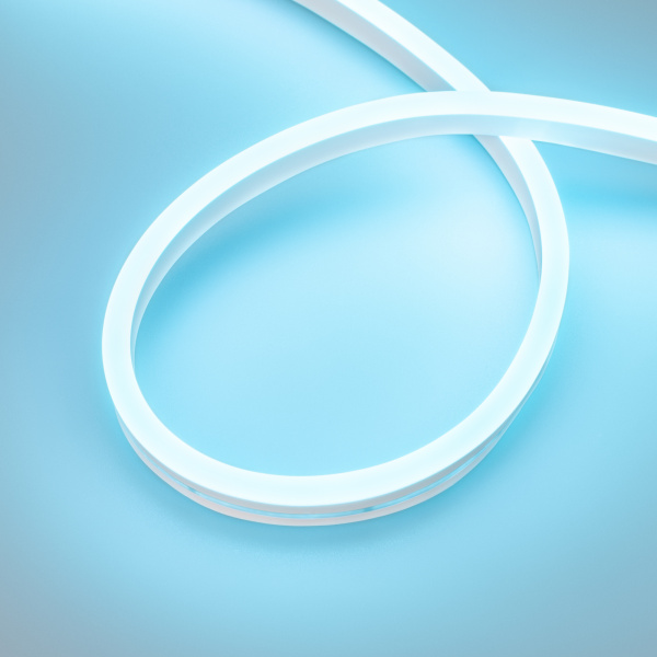 Arlight Лента герметичная AURORA-PS-A120-16x8mm 24V Azure (10 W/m, IP65, 2835, 5m) (-) 036688