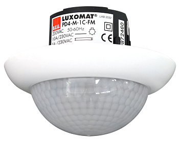 BEG Белый Датчик присутствия потолочный 360°, диаметр действия 24м IP20 92575