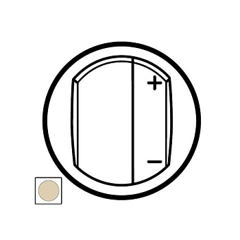 Legrand Celiane Беж Накладка светорегулятора нажимного (мех-м 67080,67081, 67082, 67083, 67084) 066250