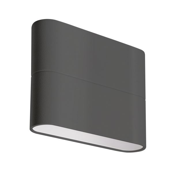 Arlight Светильник SP-WALL-FLAT-S110x90-2x3W Day4000 (GR, 120 deg, 230V) (IP54 Металл, 3 года) 032411