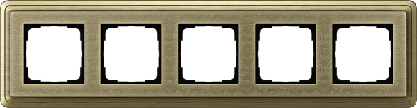 Gira ClassiX Art Бронза/Бронза Рамка 5-ая 0215661
