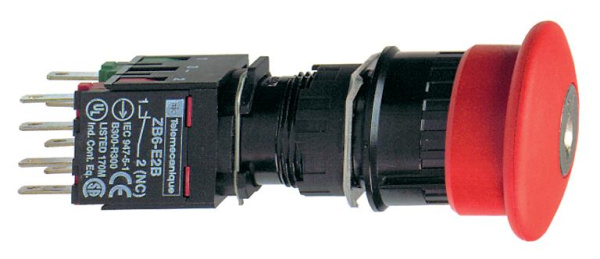 Купить SE Триггер аварийного останова 16мм с ключем XB6AS9349B