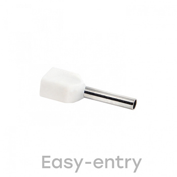 EKF PROxima Наконечник штыревой втулочный изолированный НШвИ(2) 0,5-8 (50шт.)