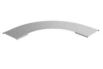 OSTEC Крышка к повороту 90 град. для лестничного лотка НЛО 200, толщ. 1,0 мм, Сендзимир цинк