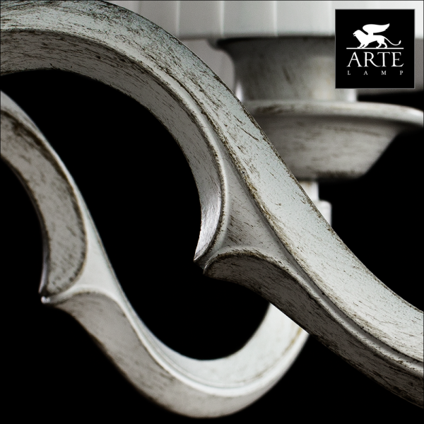 Купить Arte Lamp Alba Белая Люстра 40W E27 A9395LM-5WG