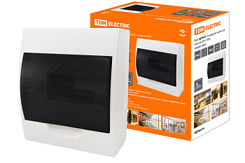 TDM Бокс ЩРН-П-8модулей навесной пластик IP41 SQ0901-0003