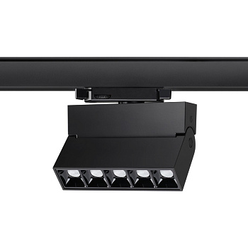 Novotech 358327 NT19 000 черный Трехфазный трековый свтильник IP33 LED 4000К 13W 110-265V EOS
