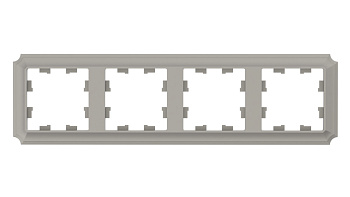 Systeme Electric AtlasDesign Antique Шампань Рамка 4-ая, универсальная