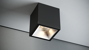 Quest Light Светильник накладной, черный с белой вставкой, LED 12w 3000K 903lm, IP53 HOTSPOT 1 ED black/white