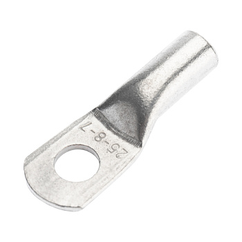 Наконечник ТМЛ 25–8–7 (25мм² - Ø8мм) ГОСТ 7386-80 (в упак. 100шт) Rexant 07-5313-5