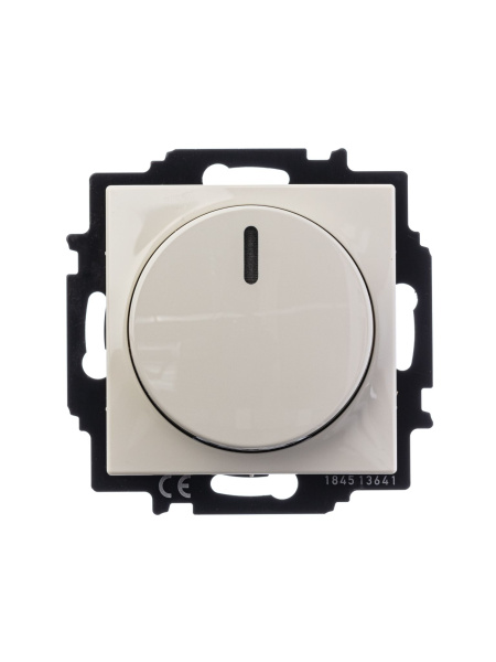 Купить ABB BJB Basic 55 Беж Светорегулятор поворотно-нажимной 60-400 Вт для л/н 2CKA006515A0843
