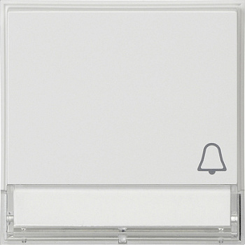 Gira Клавиша с полем для надписи и символом "звонок" 067366