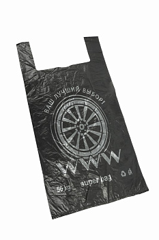 Пакет майка ПНД 43+18*69, 40мкм "WWW" (100шт./уп) Rexant 61-0208