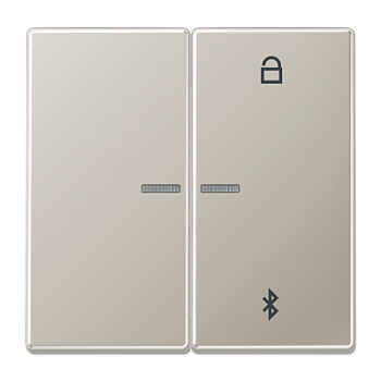 JUNG Таймер универсальный Bluetooth, нержавеющая сталь ES1751BT