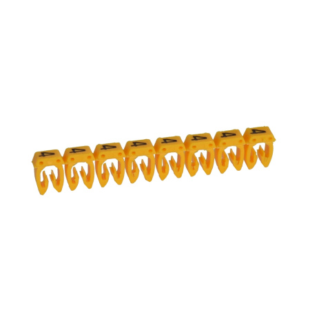 Legrand CAB3 Маркер для кабеля и клемм.блоков 4 0.5-1.5кв.мм. (желтый) (упаковка) 038214