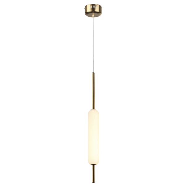 Купить Odeon Light 4794/12L PENDANT ODL21 009 бронзовый/белый Подвес LED 12W REEDS
