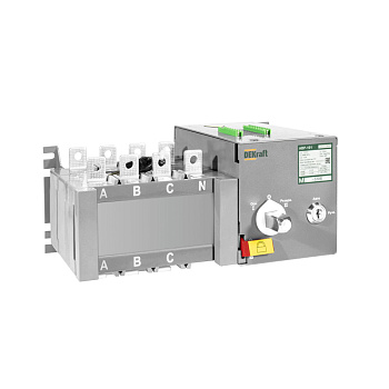 Dekraft АВР на реверс. выкл.-разъед. и мотор приводом 100A, 2P, 10кА АВР-102