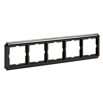 SE Merten SD Antik Темно-коричневый пластик Рамка 5-ая MTN4050-4715