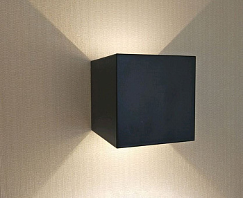 Kink Light 08585,16(3000K) Светильник Куб темно-серый w10*10 h10 Led 6W (3000K) IP65