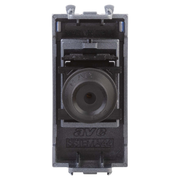 Купить DKC Розетка TV одиночная модульная,  "Avanti", "Закаленная сталь", 1 модуль