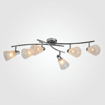 Eurosvet Потолочный светильник с поворотными плафонами 20053/6 хром 00000077918