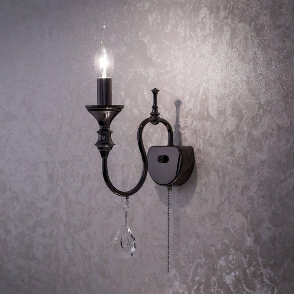 Купить Citilux CL437314 Рига Черн.Хром Светильник Бра