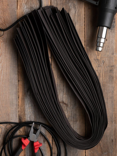 Купить EKF PROxima Термоусаживаемая трубка ТУТ нг 35/17.5 черная в отрезках по 1м