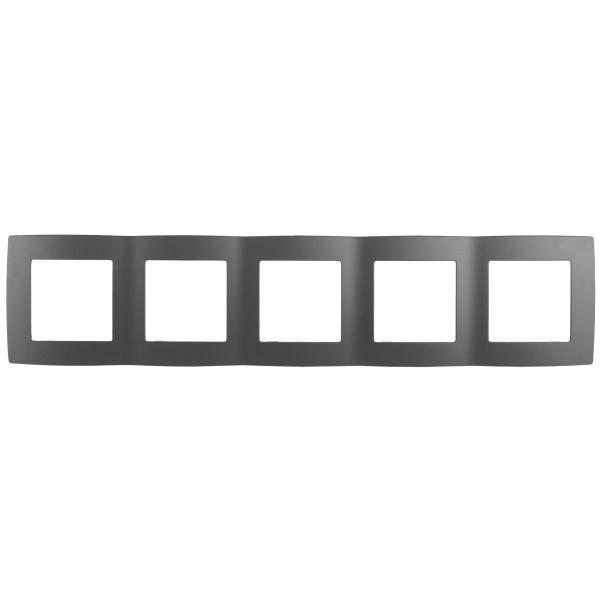 ЭРА 12-5005-12 Графит Рамка на 5 постов, 12