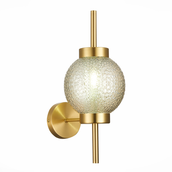 ST Luce SL1155.301.01 Светильник настенный Латунь/Коньячный E14 1*40W