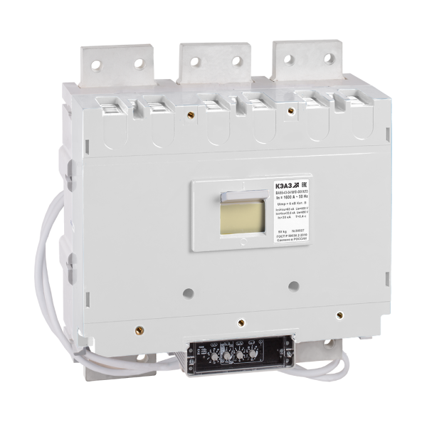 КЭАЗ Выключатель автоматический ВА55-43-344710-1600А-690AC-НР230AC/220DC-УХЛ3 (РП 10-22 ) 229324