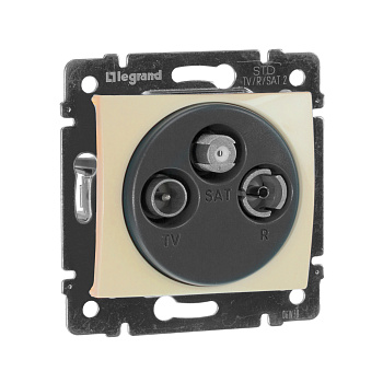 Legrand Valena Крем Розетка TV-FM-SAT оконечная 2400MHz 10 дБ 774336