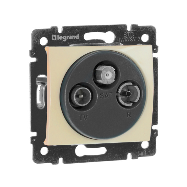 Legrand Valena Крем Розетка TV-FM-SAT оконечная 2400MHz 10 дБ 774336