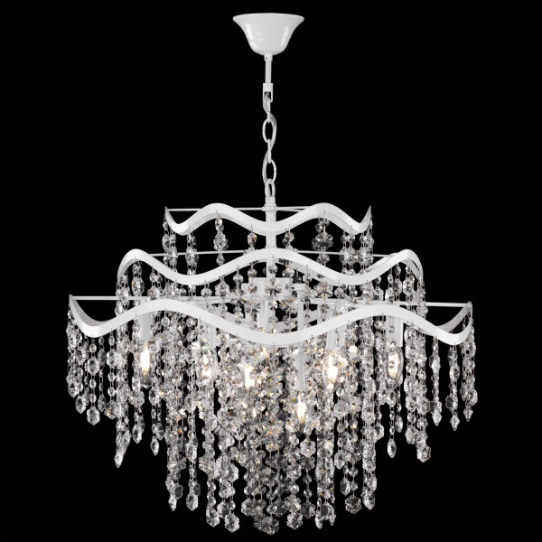 Купить Freya Crystal Charlotte Белый Подвесной светильник E14 40W FR1001PL-09W
