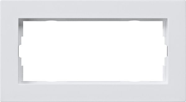 Gira E2 Белый Рамка 2-ая без перегородки заподлицо 1002225