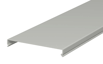 OBO Bettermann Крышка кабель-канала LKV 125 мм, ПВХ, серый 6178514