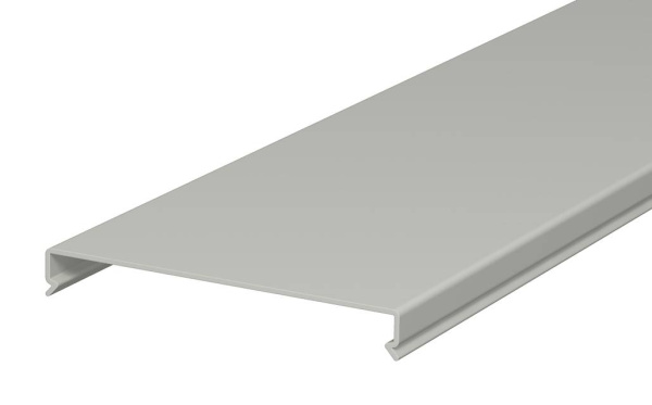 OBO Bettermann Крышка кабель-канала LKV 125 мм, ПВХ, серый 6178514