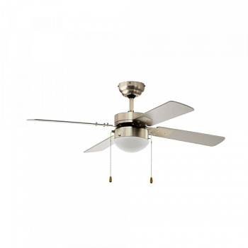 Eglo 35041 Потолочный вентилятор со светильником GELSINA, Ø1066, сталь, никель мат/стекло, белый